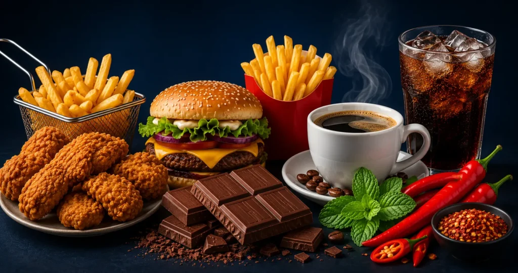 أطعمة قد تزيد أعراض ارتجاع المريء