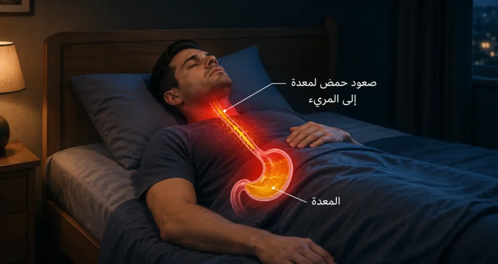 النوم بعد الأكل يزيد من ارتجاع المريء
أشهر 7 أسباب لارتجاع المريء