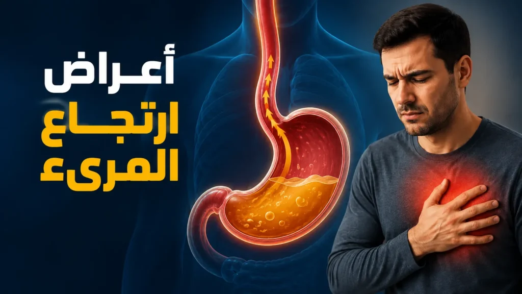 اعراض ارتجاع المرىء