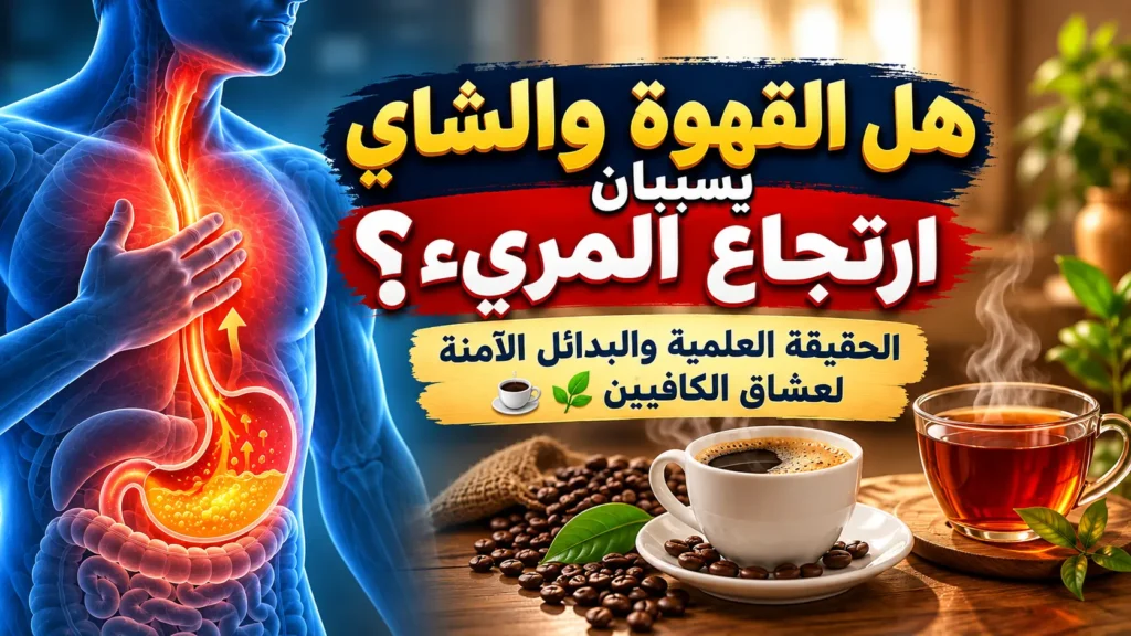 هل القهوة والشاي يسببان ارتجاع المريء والبدائل الآمنة
